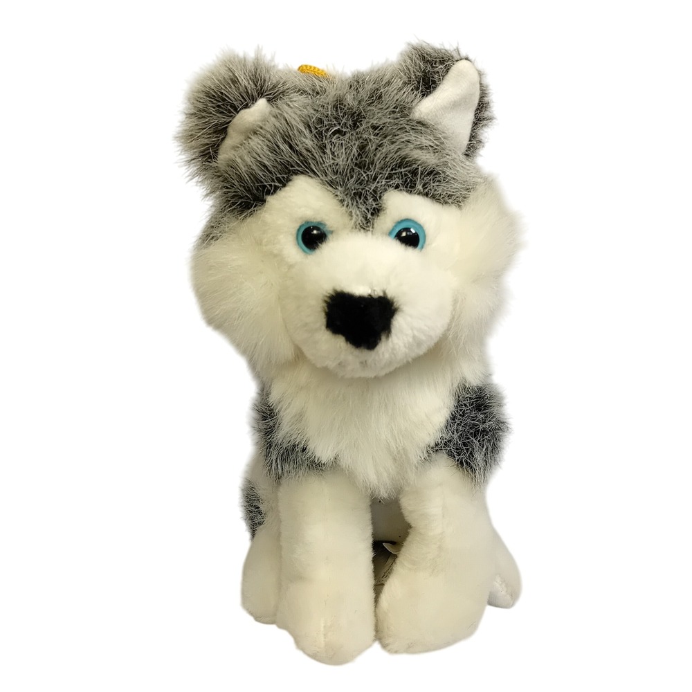 Vintage 90s Y2K Ganz Plushie Husky Dog Stuffed Animal Toy Kids Toy Gift Animal‎